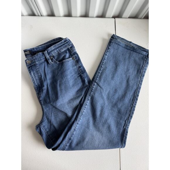 3 for $9 Buffalo David Bitton Jeans Alyssa High Rise Strait Leg Strech Denim 12 - Picture 2 of 6